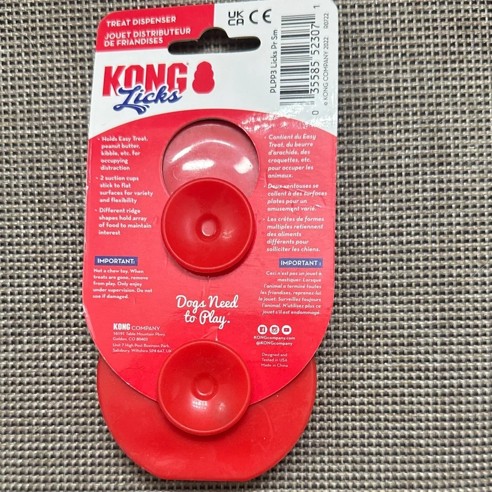 KONG Licks Red Treat Dispenser